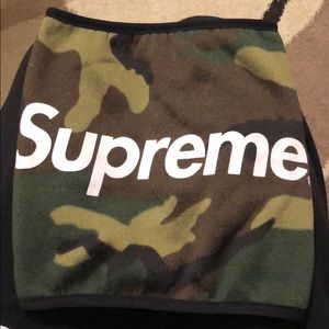 New Supreme Camo Fleece Neck Gaiter